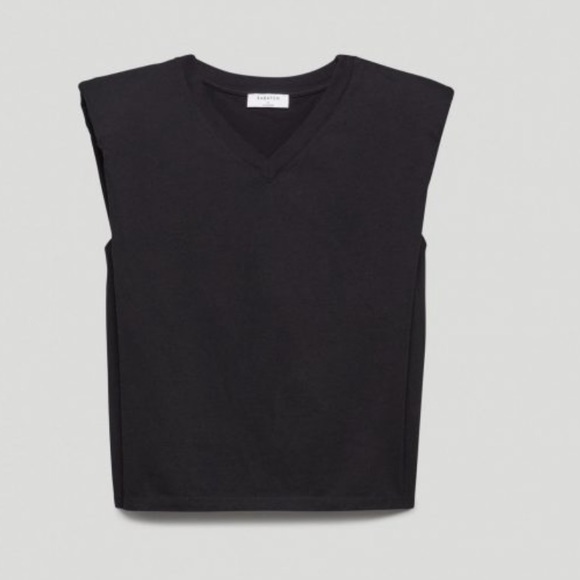 NWT Babaton Shoulder Pad Shirt XXS - Picture 5 of 11